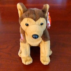 Ty Beanie Baby "Courage" the German Shepherd, honoring those killed in 9/11